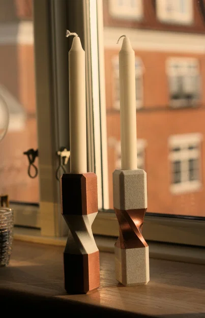 Giá đỡ nến đơn giản cho in màu hoặc sơn - Image 2