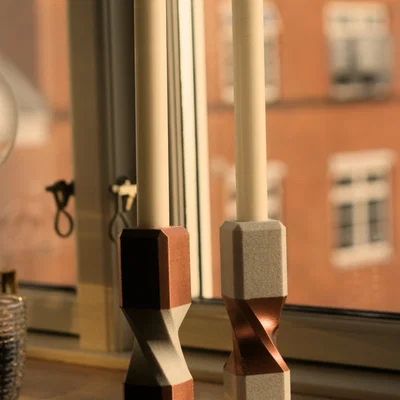 Giá đỡ nến đơn giản cho in màu hoặc sơn