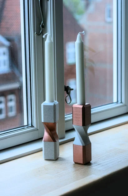 Giá đỡ nến đơn giản cho in màu hoặc sơn - Image 3