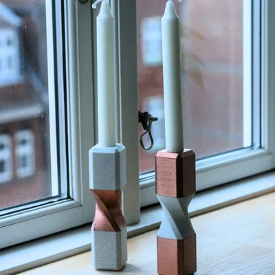 Giá đỡ nến đơn giản cho in màu hoặc sơn