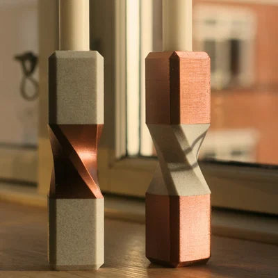 Giá đỡ nến đơn giản cho in màu hoặc sơn