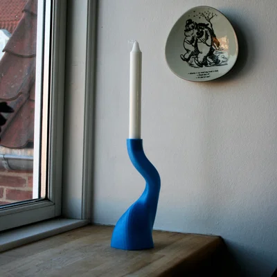 Giá đỡ nến cong đơn giản cho nến đường kính 21mm