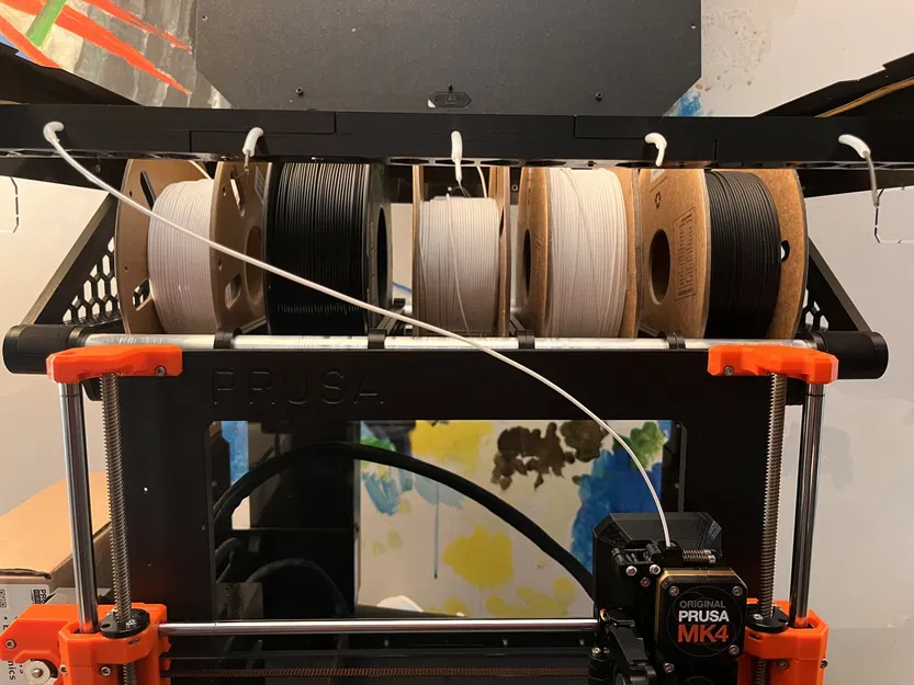 Giá đỡ cuộn filament 5 cuộn cho Enclosure Prusa - Image 2