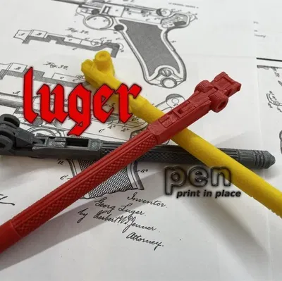 Bút Luger "bolt action" in sẵn không cần lắp ráp