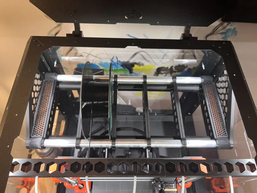 Giá đỡ cuộn filament 5 cuộn cho Enclosure Prusa - Image 4