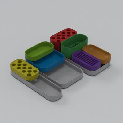 Bộ tổ chức bàn làm việc đa năng và phong cách