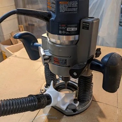 Tấm chắn thu bụi cho máy khoan Bosch 1617 có đèn LED