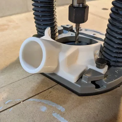 Tấm chắn thu bụi cho máy khoan Bosch 1617 có đèn LED