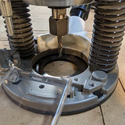 Tấm chắn thu bụi cho máy khoan Bosch 1617 có đèn LED