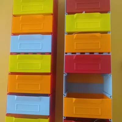 Kệ và ngăn kéo chế tác theo chế độ bình hoa