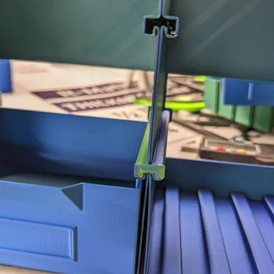 Cắm kết nối kệ theo chiều ngang cho bình hoa