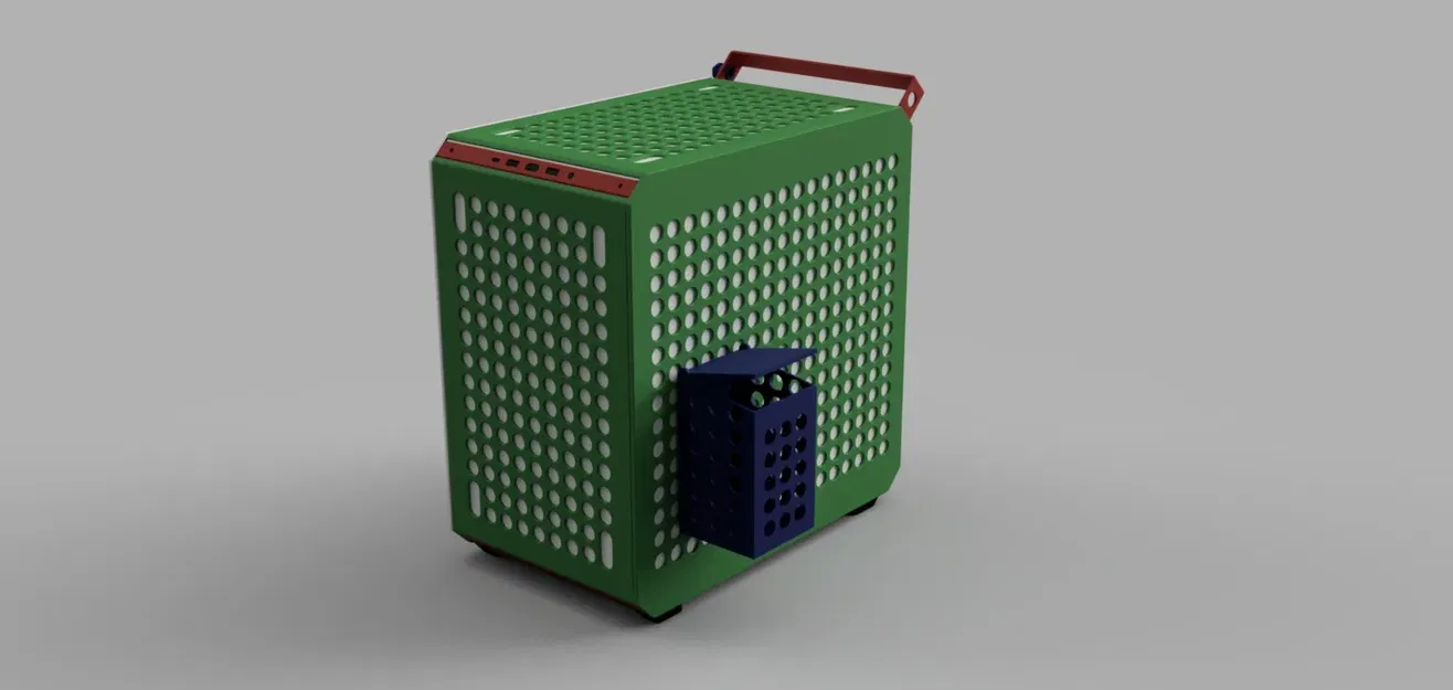 Thùng chứa Qube 500 cho lưu trữ hoặc rác với điểm gắn - Image 1