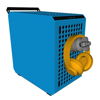 Giá đỡ tai nghe hình tên lửa cho vỏ Cooler Master QUBE 500