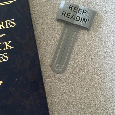 Dấu đánh dấu sách khắc "Tiếp tục đọc" độc đáo