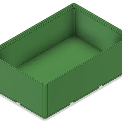 Thùng Gridfinity tiêu chuẩn không có lỗ vít cho in nhanh