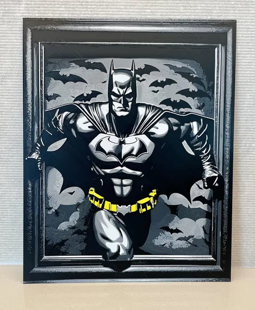 Người Dơi - Mô Hình Vẽ Từ Filament Hueforge - Image 1