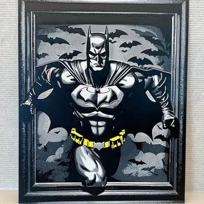 Người Dơi - Mô Hình Vẽ Từ Filament Hueforge