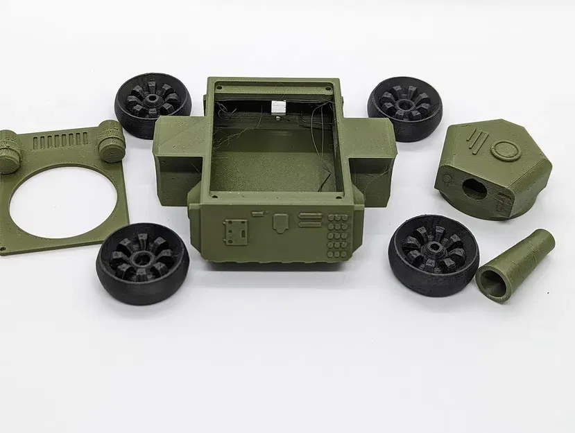 Xe tăng điều khiển từ xa với động cơ servo và ESP8266 - Image 3