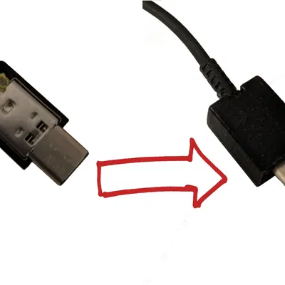 Sửa chữa vỏ cáp USB-C cho thiết bị điện tử
