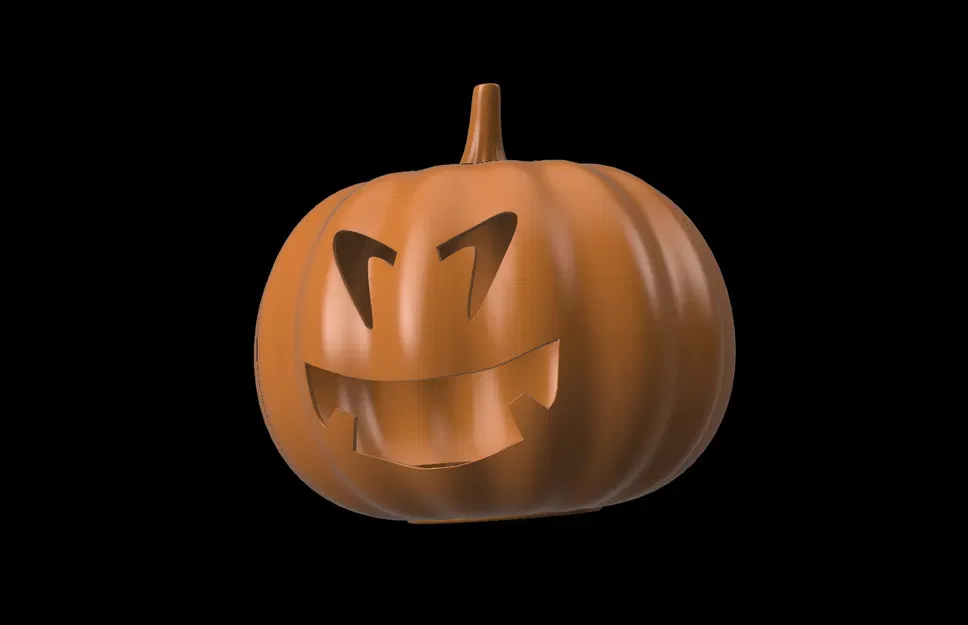 Giá đỡ nến hình bí ngô cho mùa Halloween - Image 2