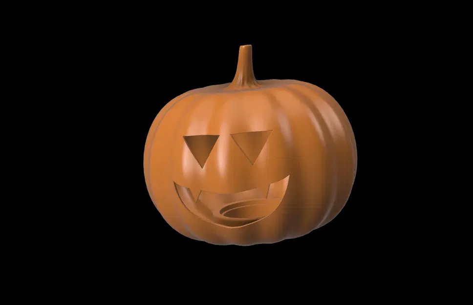 Giá đỡ nến hình bí ngô cho mùa Halloween - Image 6