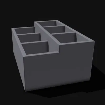 Tổ chức nhỏ đa năng với sáu ngăn kéo