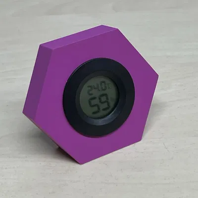 Vỏ hình lục giác cho đồng hồ đo độ ẩm và nhiệt độ mini