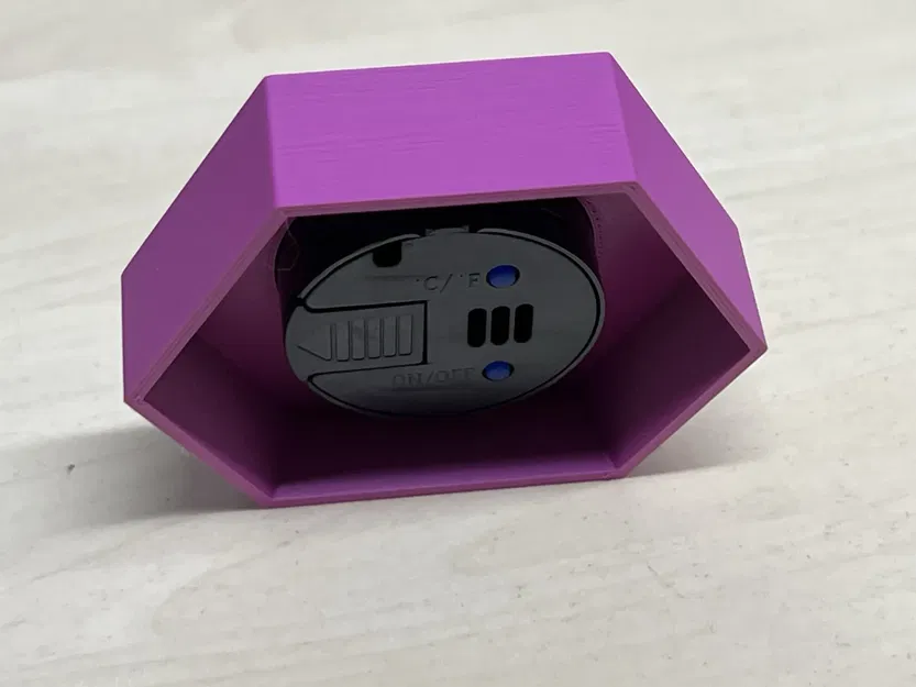 Vỏ hình lục giác cho đồng hồ đo độ ẩm và nhiệt độ mini - Image 2