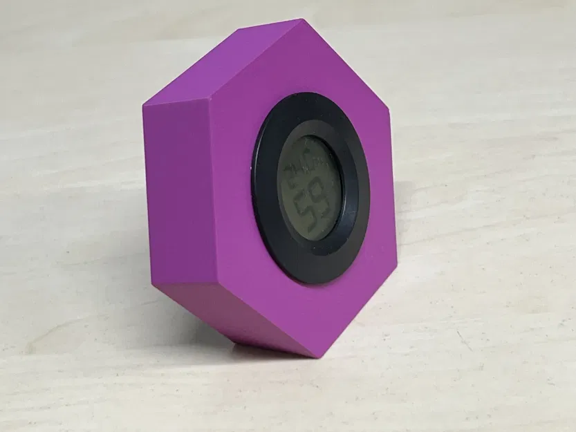 Vỏ hình lục giác cho đồng hồ đo độ ẩm và nhiệt độ mini - Image 3