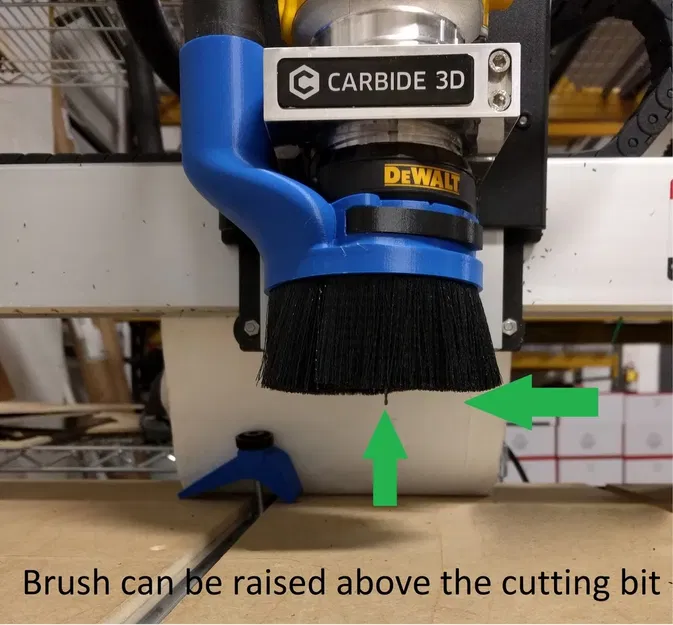 Giày hút bụi CNC điều chỉnh độ cao cho DeWalt 611 - Image 3