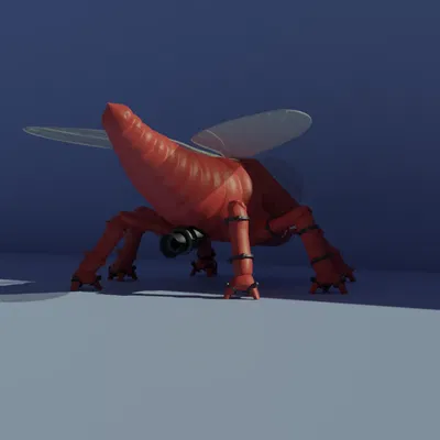 Mô hình tàu vũ trụ Moth từ series Lexx