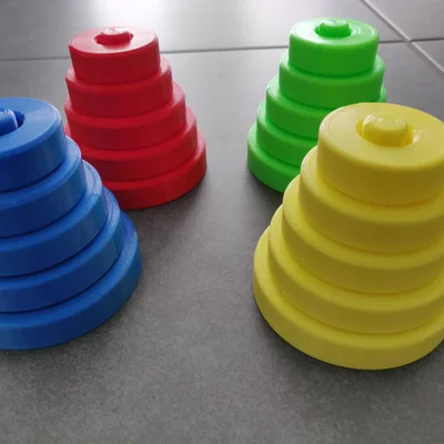 Tháp Hà Nội cho trẻ em với màu sắc phù hợp