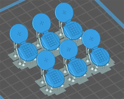 Điện thoại bánh hamburger trong nhà búp bê - Image 2