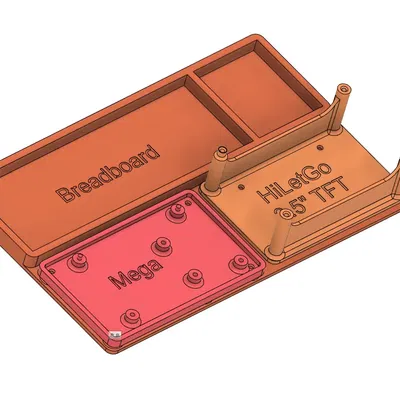 Bảng mạch nguyên mẫu mô-đun Arduino với màn hình TFT 3.5