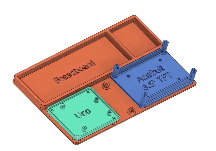 Bảng mạch nguyên mẫu mô-đun Arduino với màn hình TFT 3.5 - Image 2