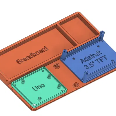 Bảng mạch nguyên mẫu mô-đun Arduino với màn hình TFT 3.5