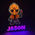 Đèn LED Jason Voorhees trang trí cho không gian kinh dị - Thumbnail 3