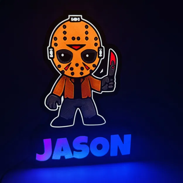 Đèn LED Jason Voorhees trang trí cho không gian kinh dị - Image 4