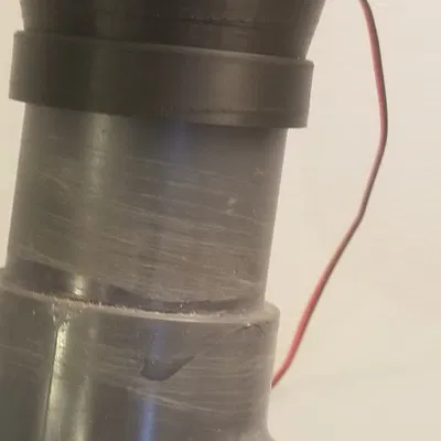 Bộ chuyển đổi quạt muffin 92 mm sang ống nhựa 2 inch