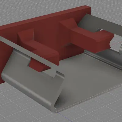 Cái kẹp dừng cho giá đỡ trên của máy rửa chén