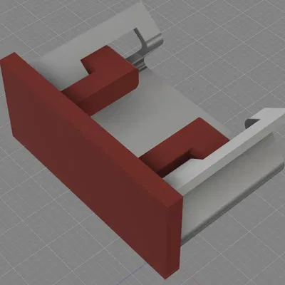 Cái kẹp dừng cho giá đỡ trên của máy rửa chén