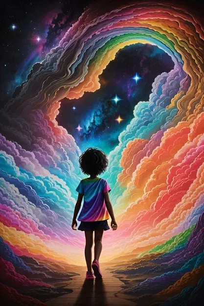 Cuộc đi bộ trong thiên hà - In 3D Hueforge - Image 2