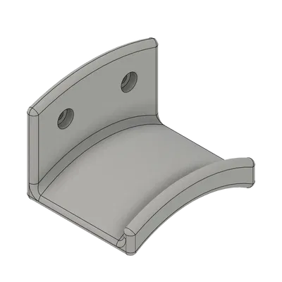 Giá treo tai nghe gắn tường với quản lý cáp