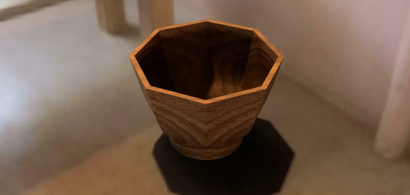 Chậu bonsai kiểu bát giác cho không gian sống - Image 1