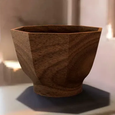 Chậu bonsai kiểu bát giác cho không gian sống