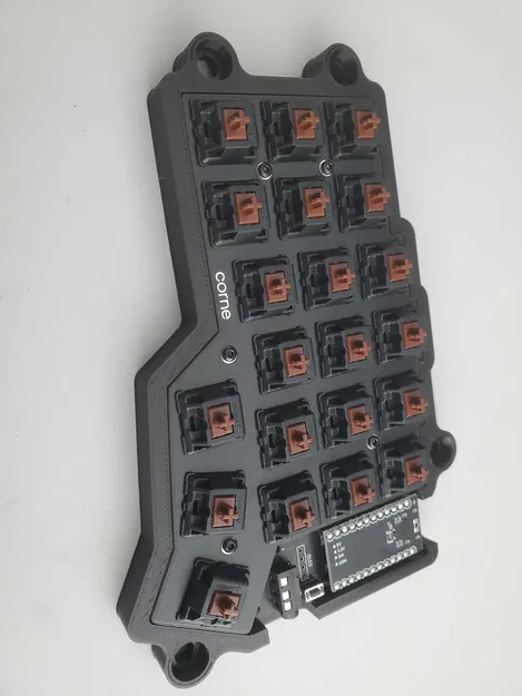 Vỏ bàn phím Corne Low case - Bao gồm chân đỡ - Image 1