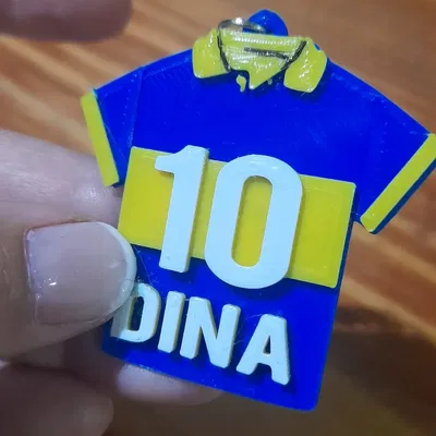 Móc khóa áo thun BOCA JUNIORS cho fan hâm mộ