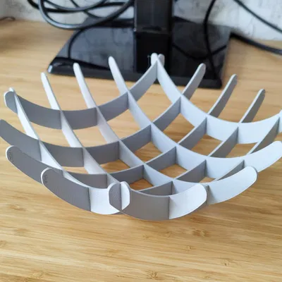 Bát Waffle trang trí kiểu parametric cho nhà cửa