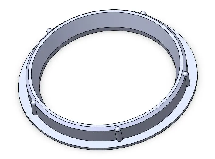 Vành trung tâm cho cuộn bìa JAYO đường kính 54mm - Image 2