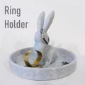 Giá đỡ nhẫn hình thỏ dễ thương - Thumbnail 1